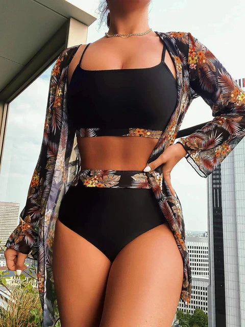 Gabriela® | Stylish Printed High Waist Swimwear