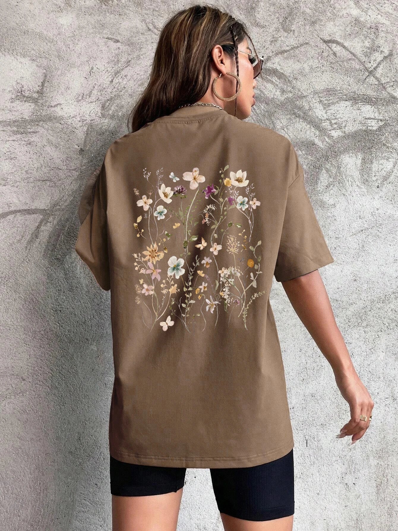 Guadalupe® | Floral women's cotton T-shirt