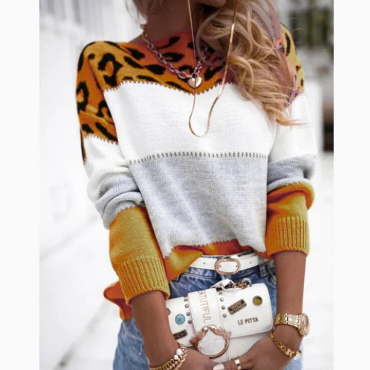 Alicia | Women's leopard print sweater