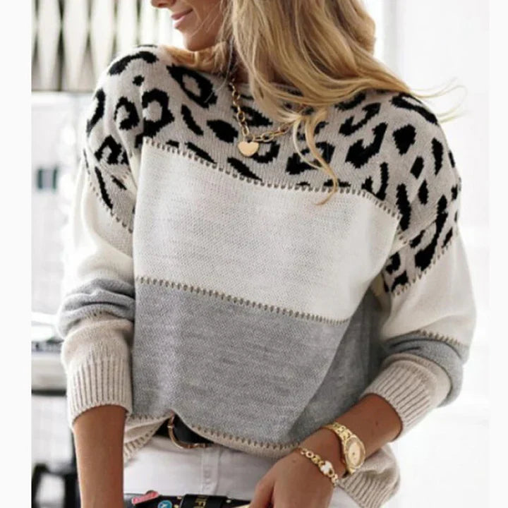 Alicia | Women's leopard print sweater