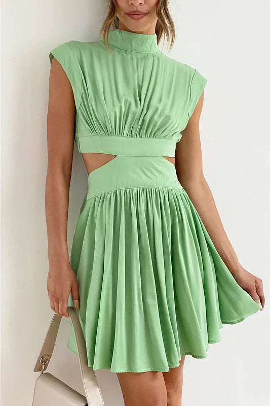 Denisse® | Mini Dress Light Green