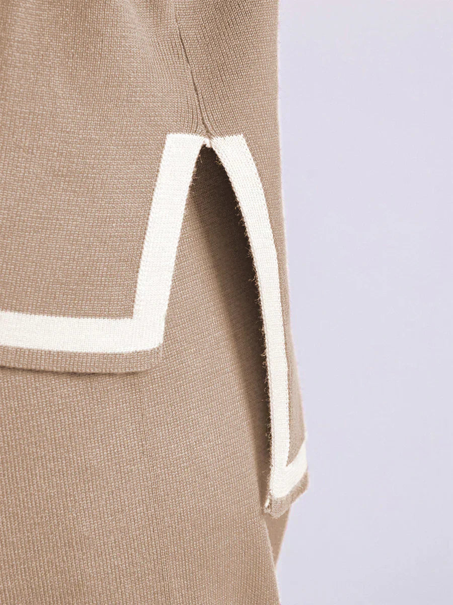 Elisa | Elegant stretch knit set to stay at home