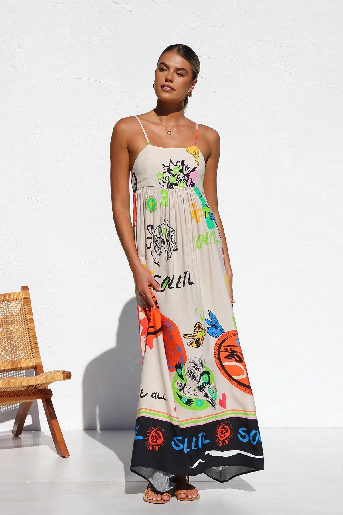Nuria® | Dress Orange Multi