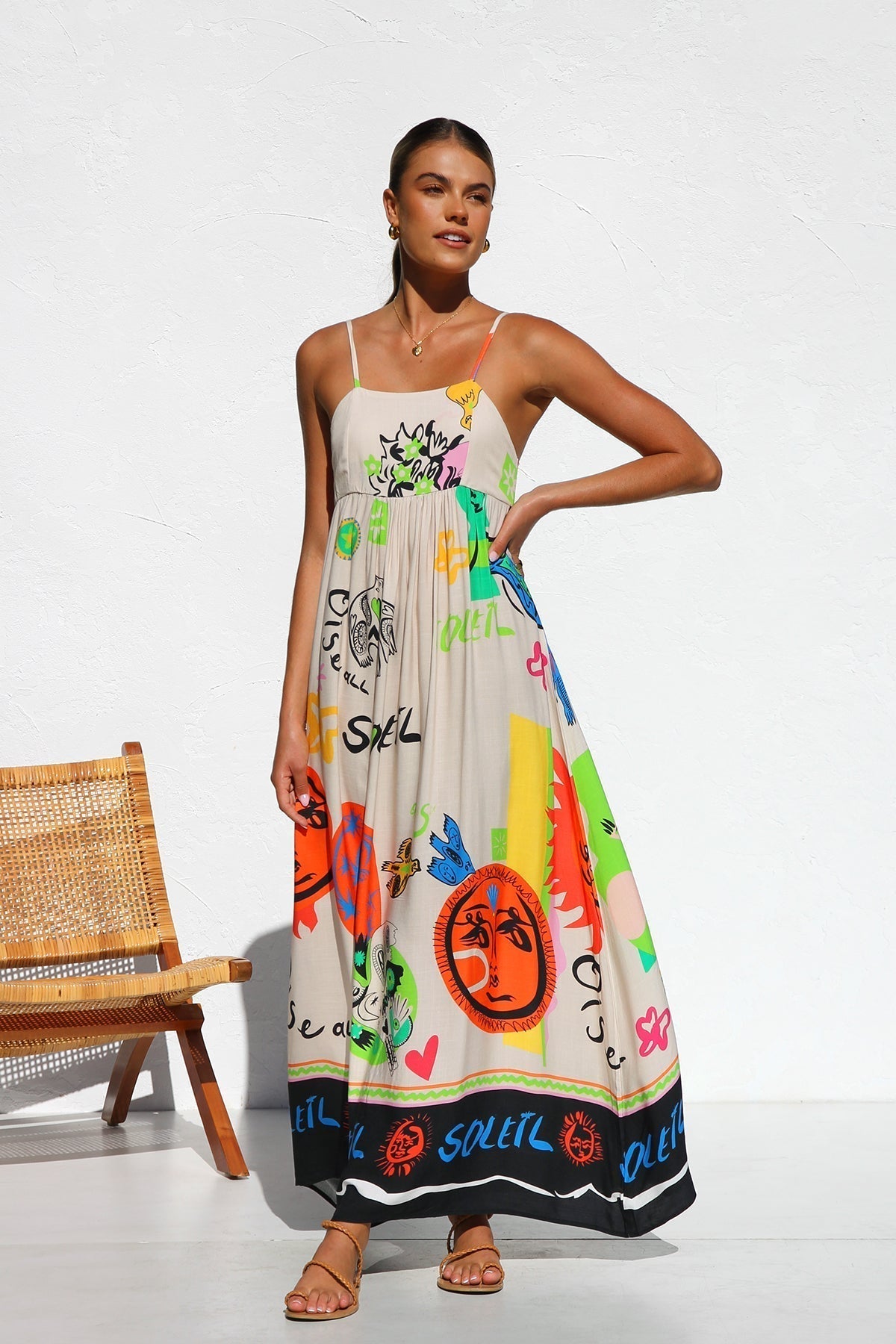 Nuria® | Dress Orange Multi