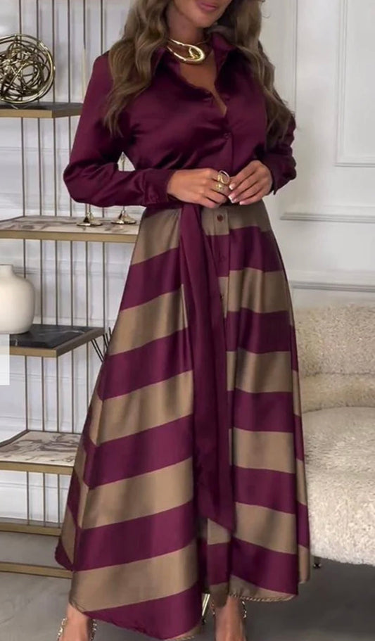 Gabriela® | Two-Piece Silk Dress