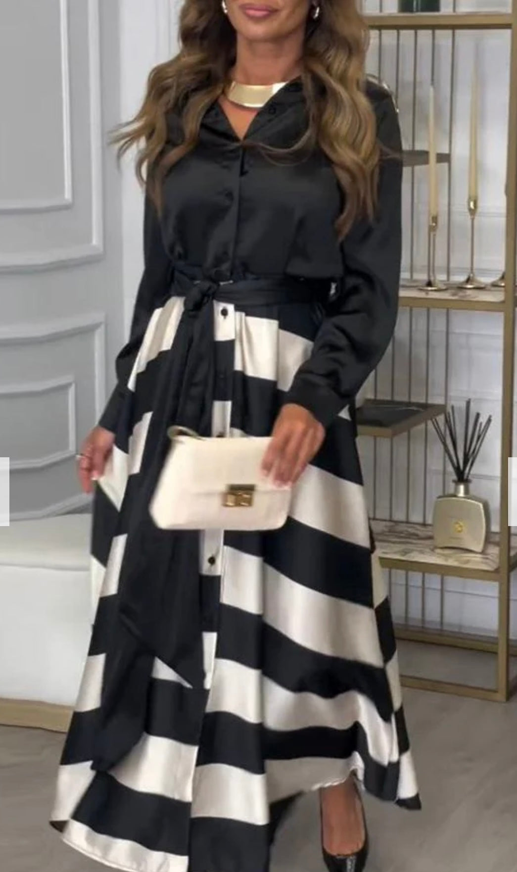 Gabriela® | Two-Piece Silk Dress