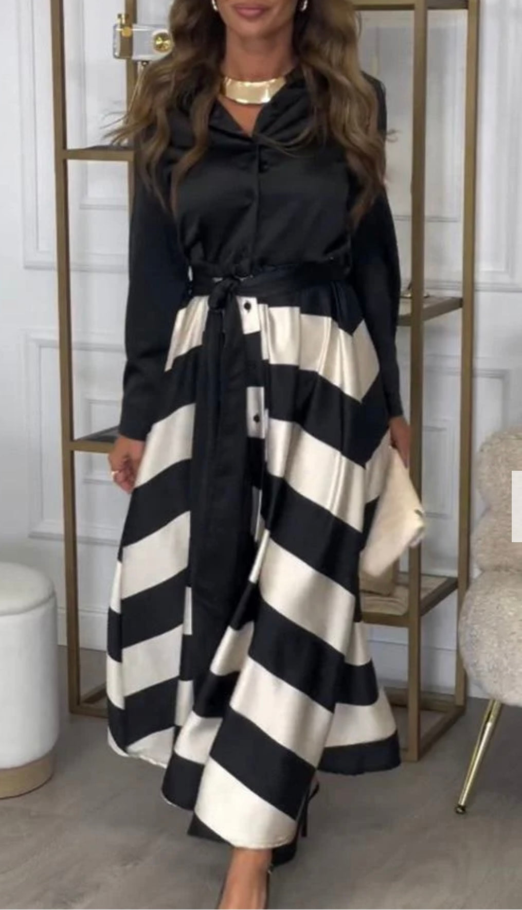 Gabriela® | Two-Piece Silk Dress