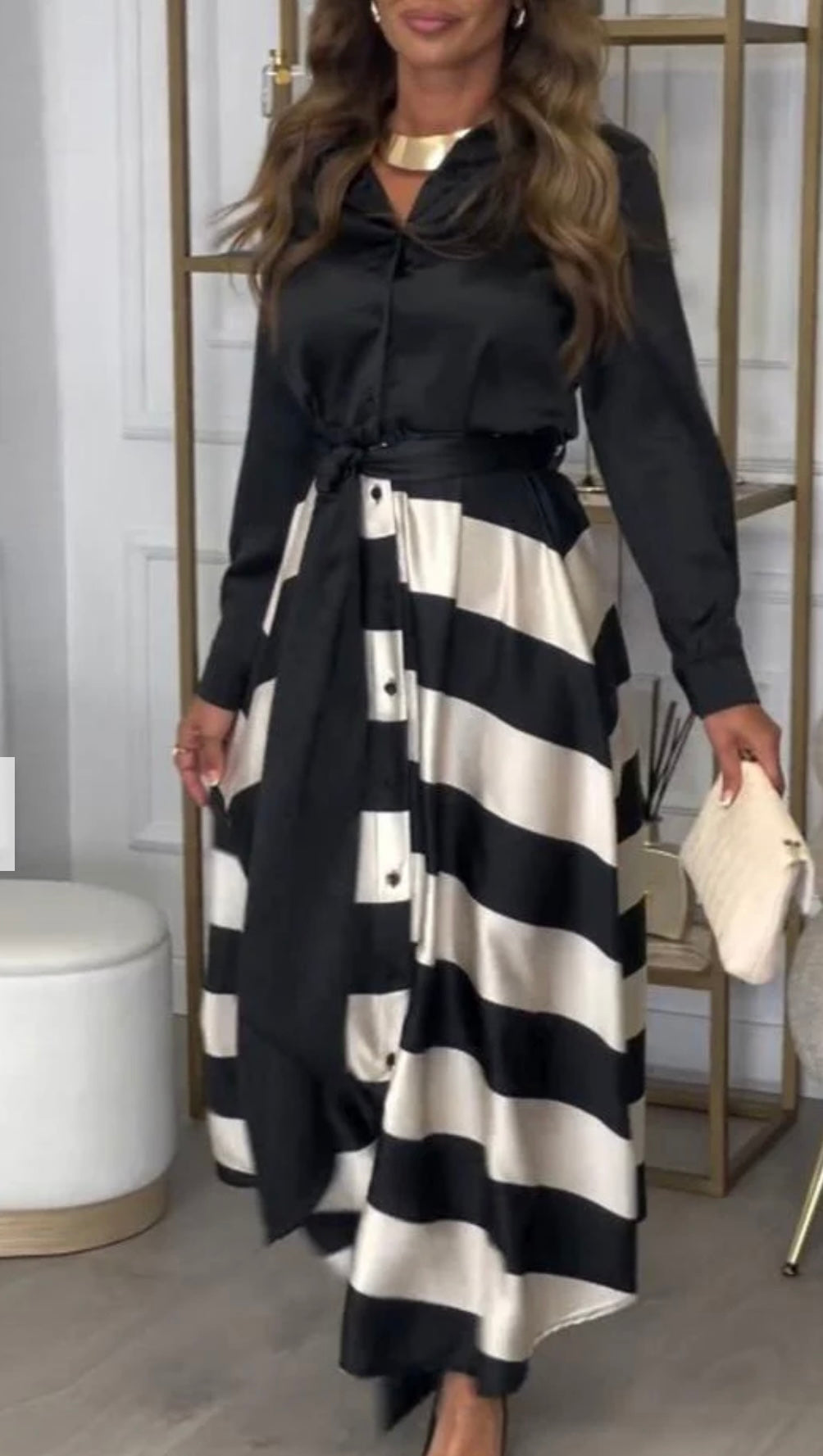 Gabriela® | Two-Piece Silk Dress