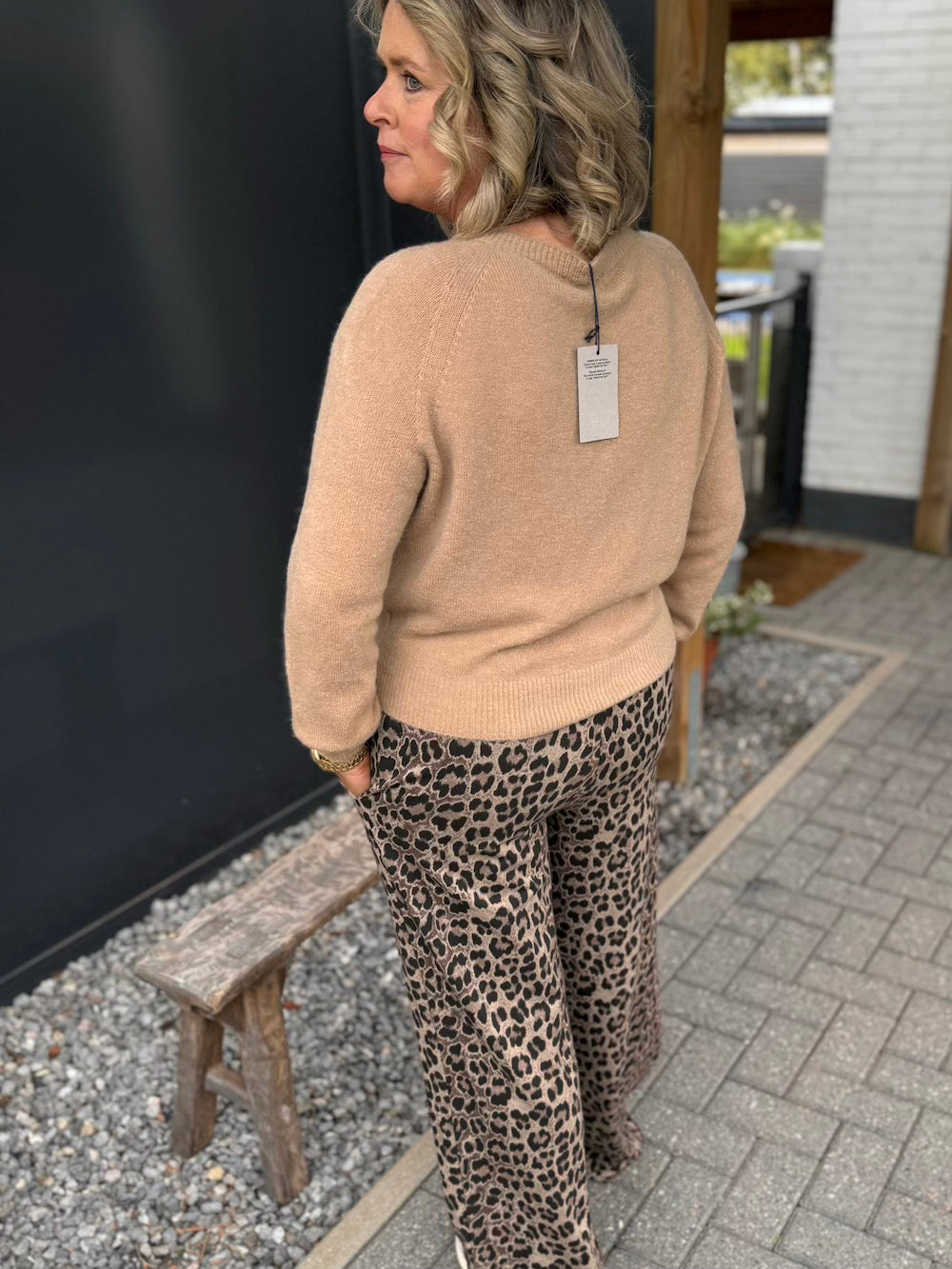 Hortensia | Brown leopard pants