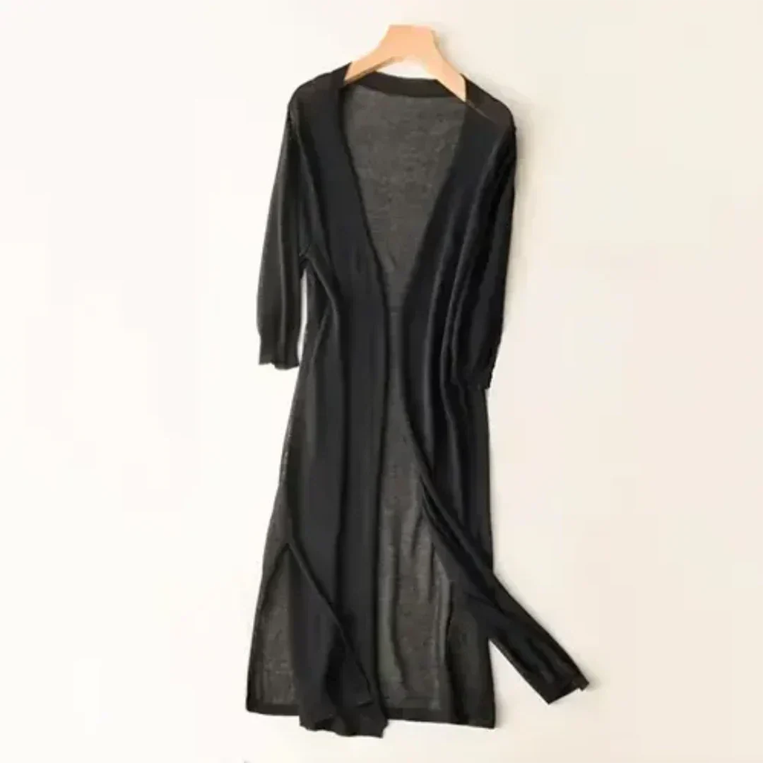 Lilian | Elegant lightweight women's long jacket