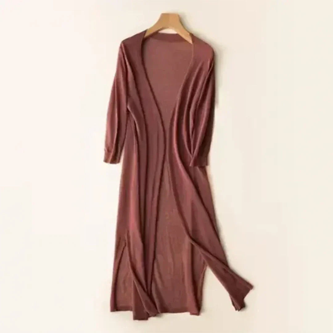 Lilian | Elegant lightweight women's long jacket