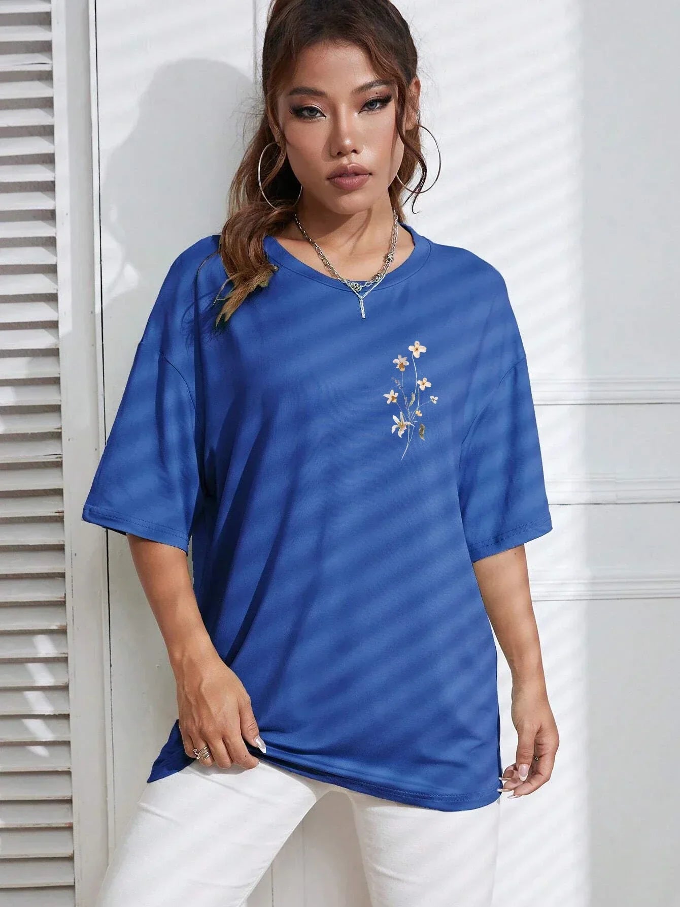 Guadalupe® | Floral women's cotton T-shirt