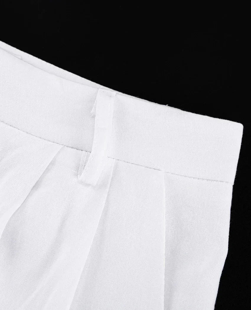 Fatima® | Elegant women's two-piece set business casual sleeveless with wide legs
