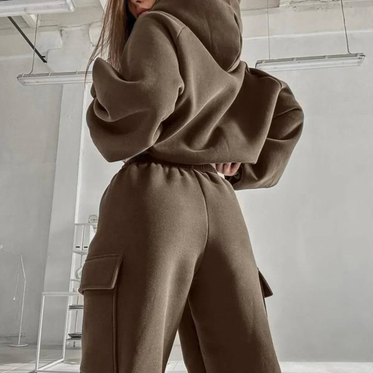 Vera | Hooded tracksuit and trousers set