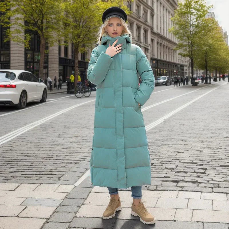 Karin® | Long winter jacket with a loose fit