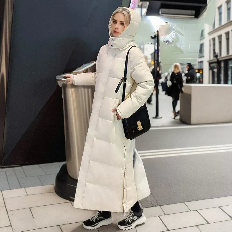 Karin | Long winter jacket with a loose fit