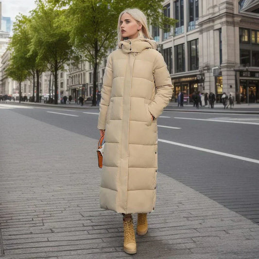 Karin® | Long winter jacket with a loose fit