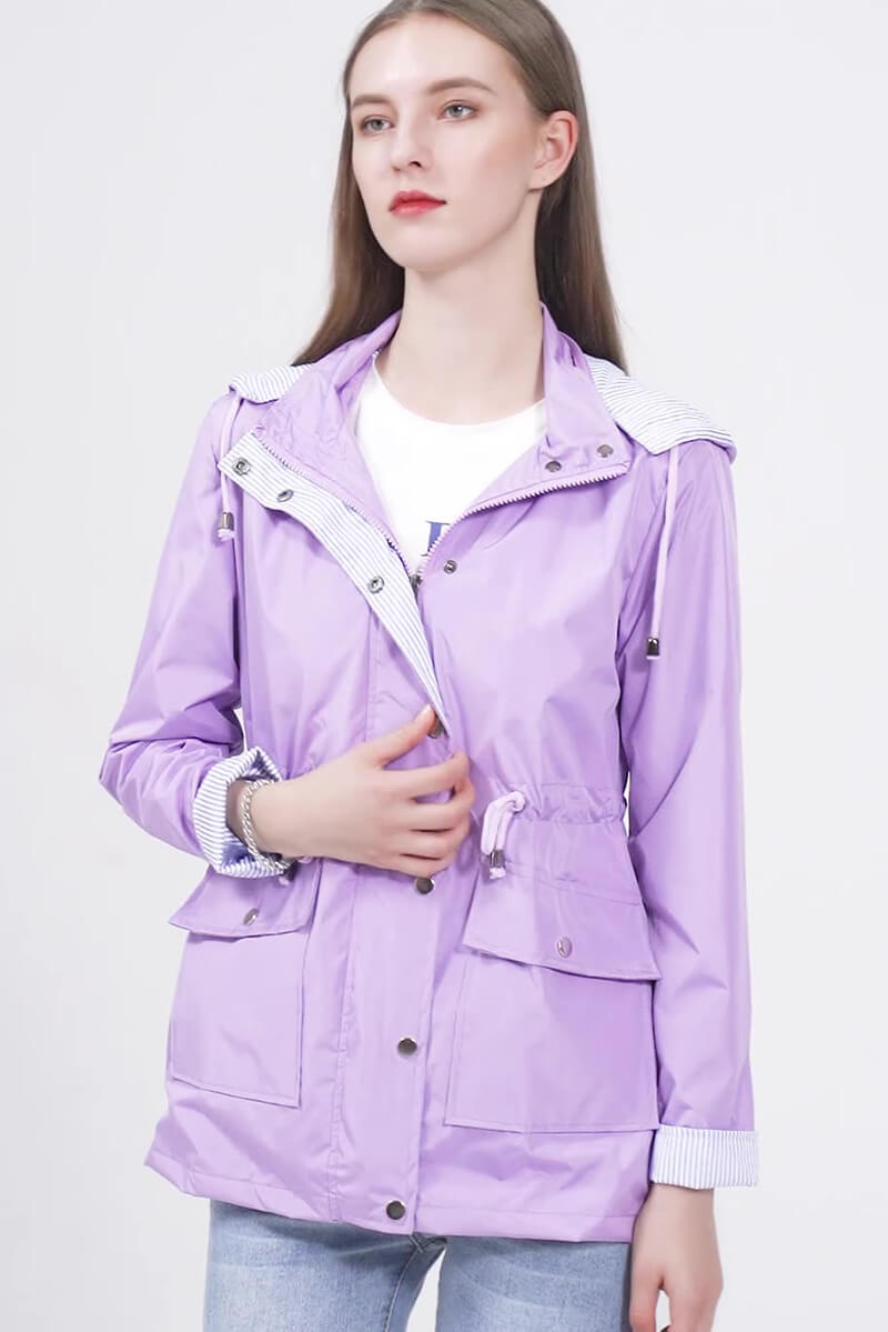 Oriana | Windbreaker with hood