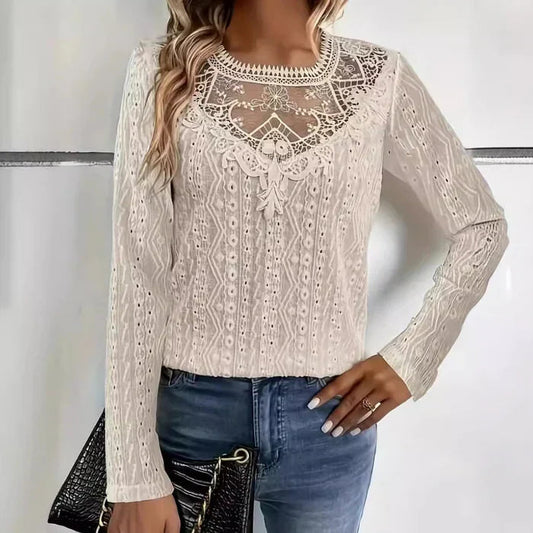 Orsola® | Elegant Long-Sleeved Lace Blouse