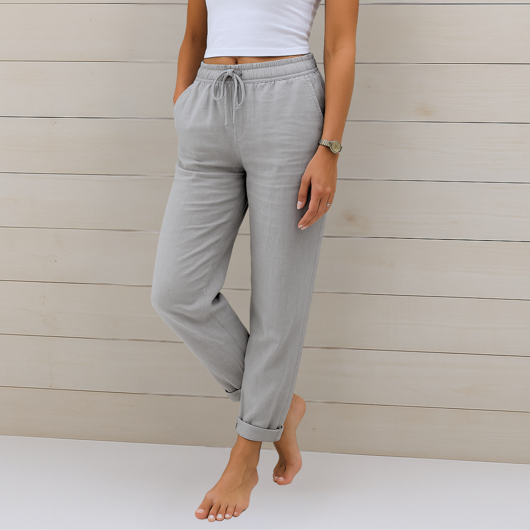 Luisa® | Breathable linen women's trousers