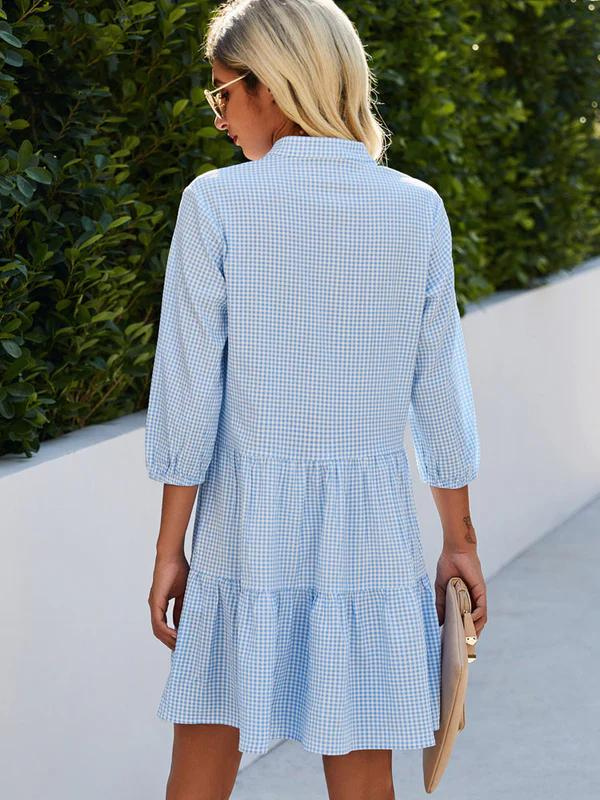 Marina® | women's checked dress