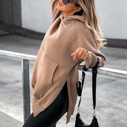 Erika | Loose hooded sweatshirt with opening
