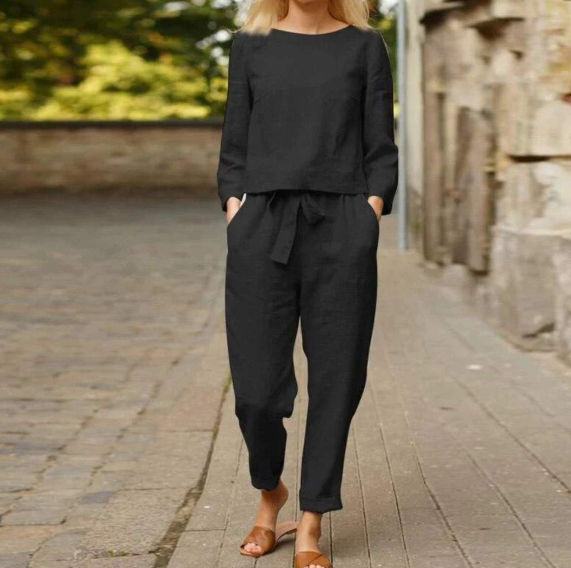 Kate® | Casual Long-Sleeved Top And Pants Set