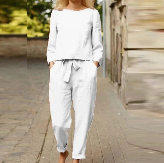 Rebecca® | Casual Long-Sleeved Top And Pants Set
