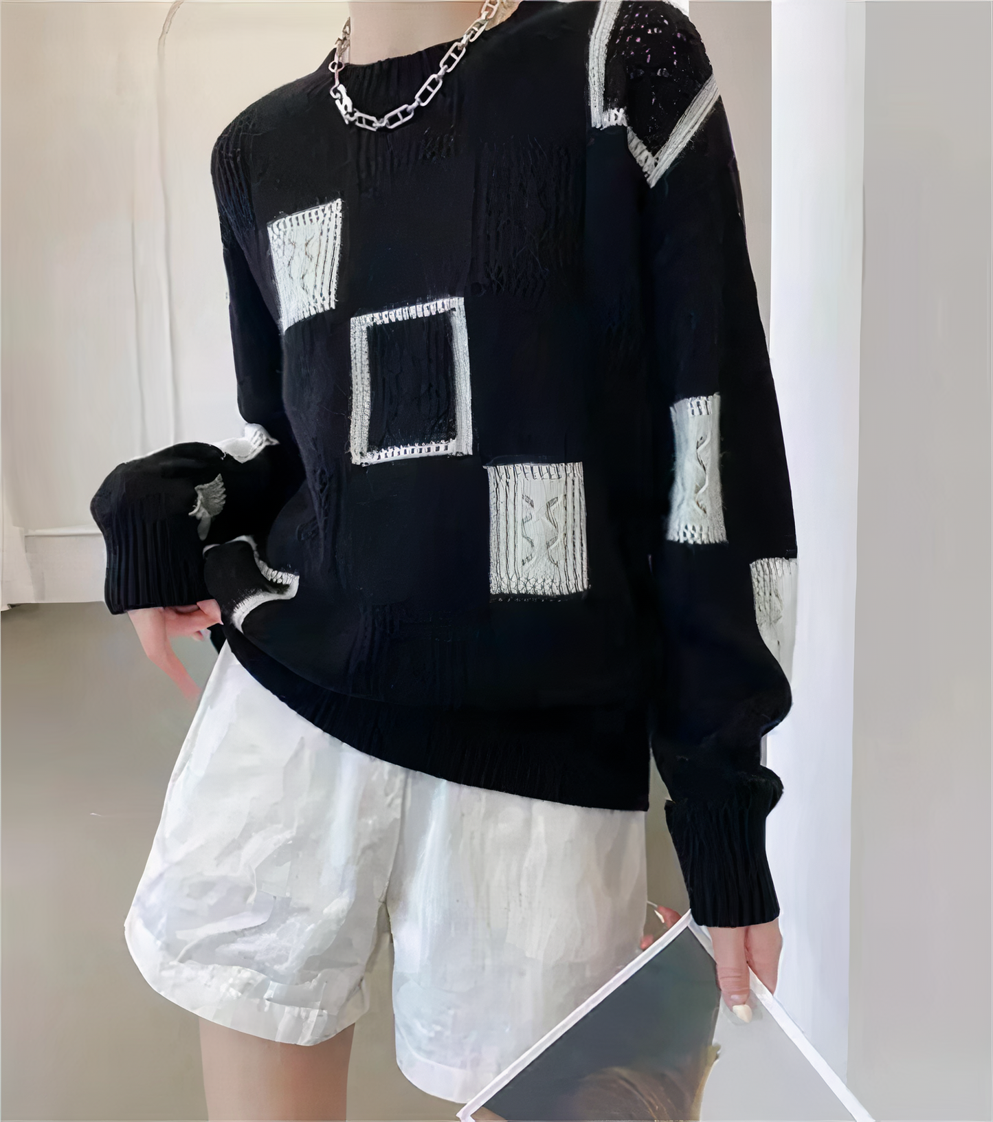 Fleur® | Geometric jersey patchwork