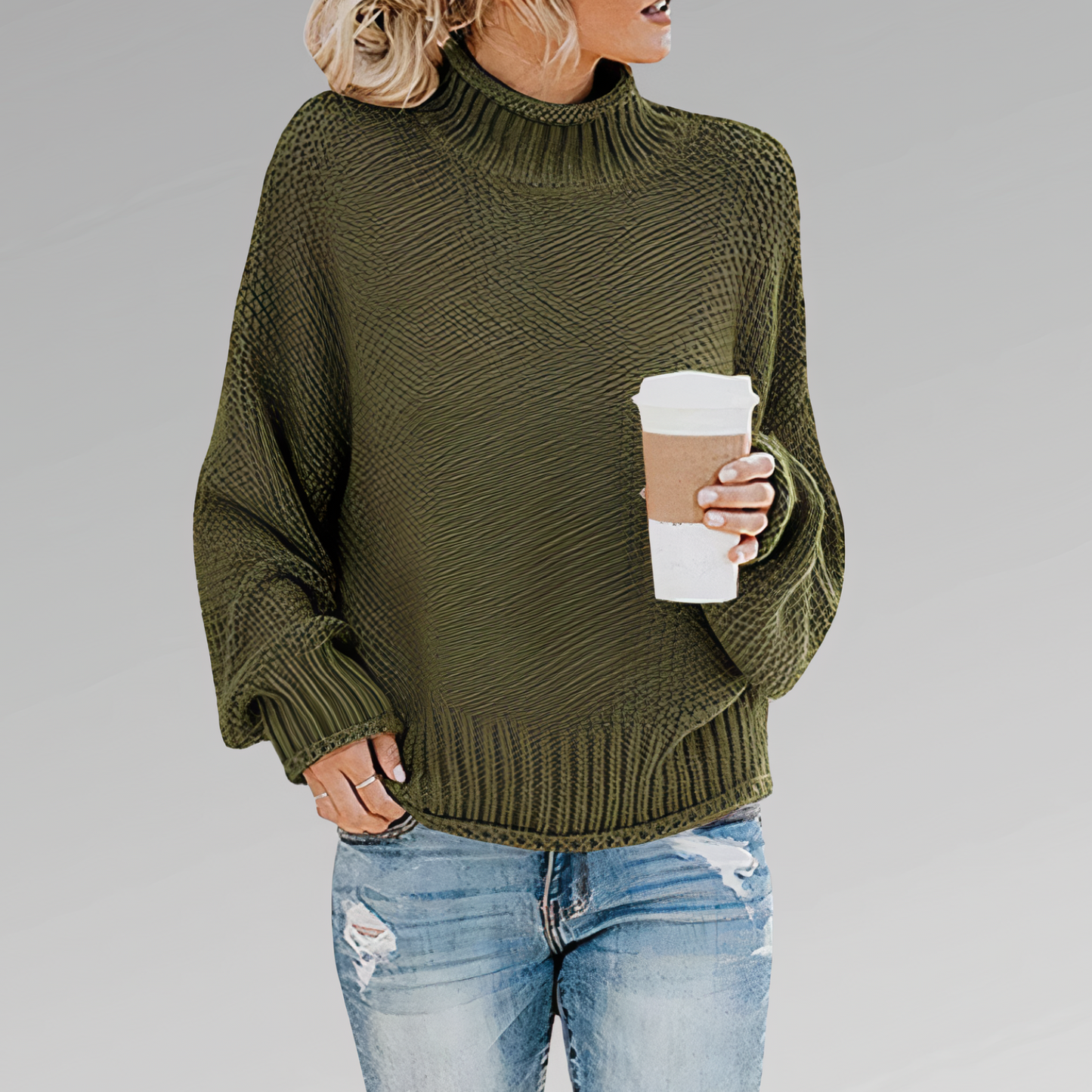 Eleonora | Knitted turtleneck sweater