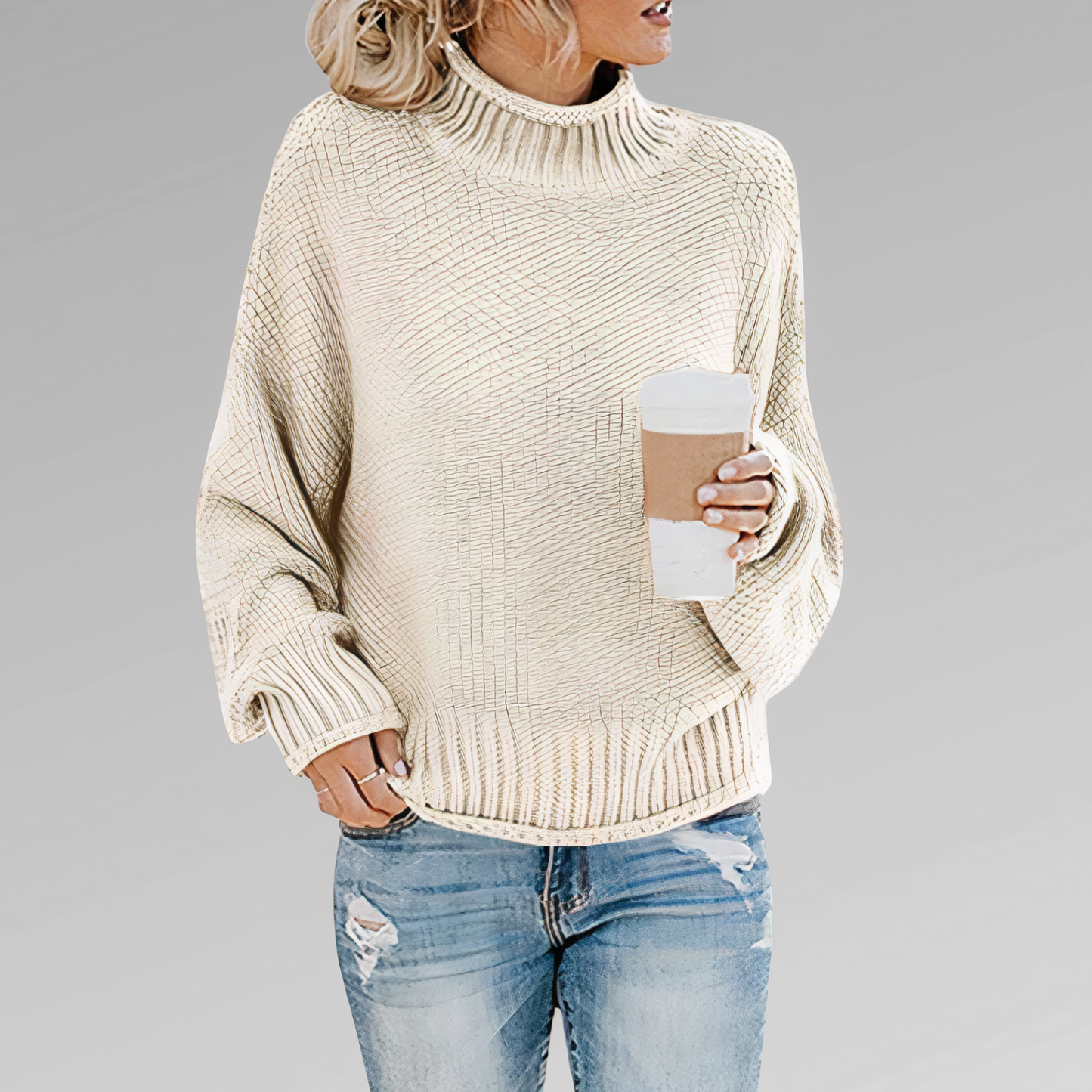Eleonora | Knitted turtleneck sweater