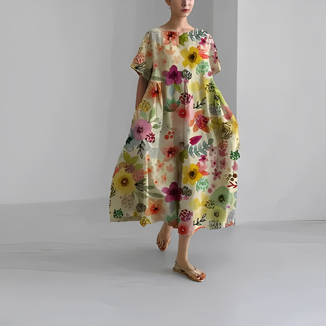 Monserrat® | Boho Floral Dress Loose Dress