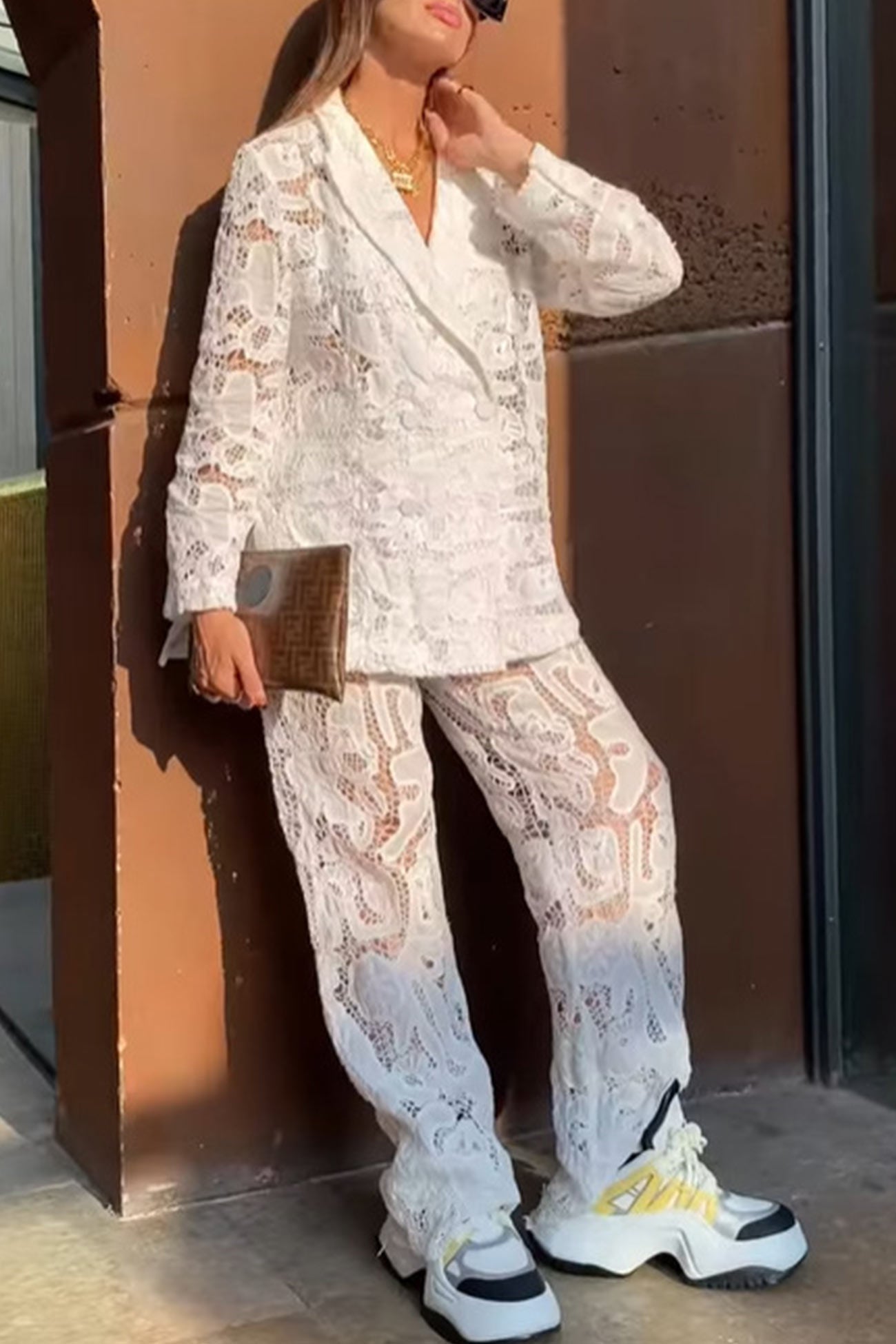 Frieda | Lace blazers, long trouser suits