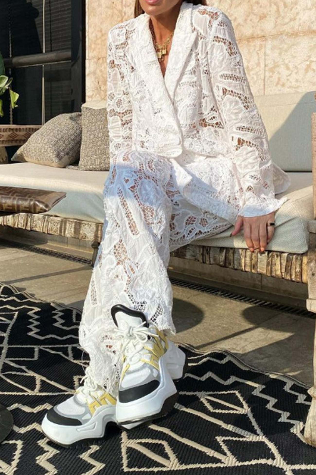 Frieda | Lace blazers, long trouser suits