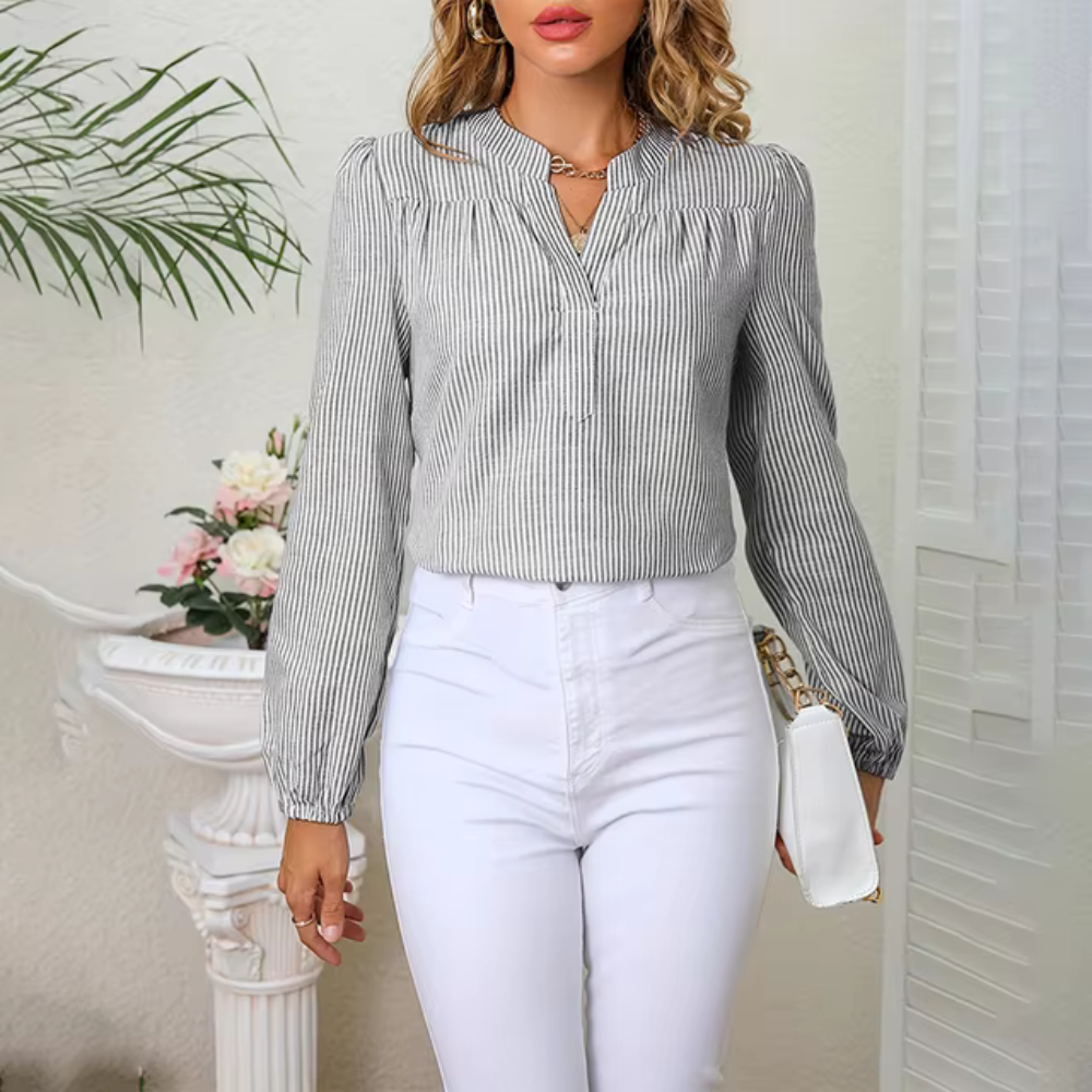Thea | Summery striped shirt