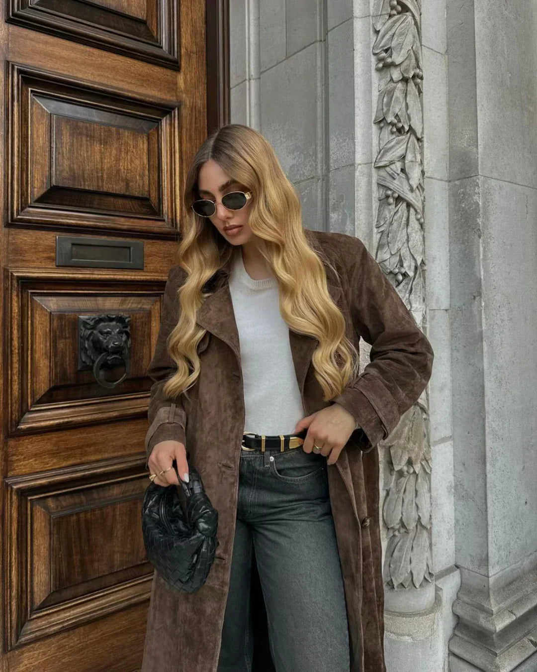 Brigitte | Milano I Long suede jacket
