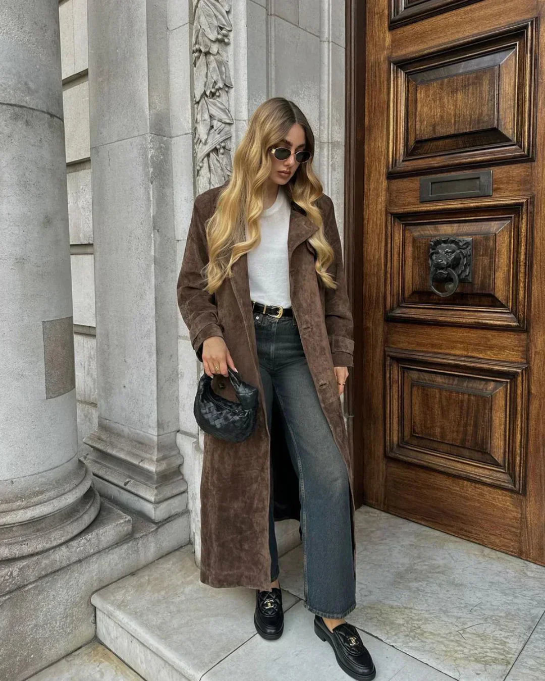 Brigitte | Milano I Long suede jacket