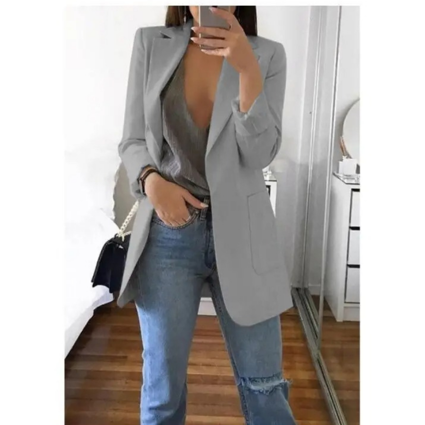 Simone | Long women's blazer