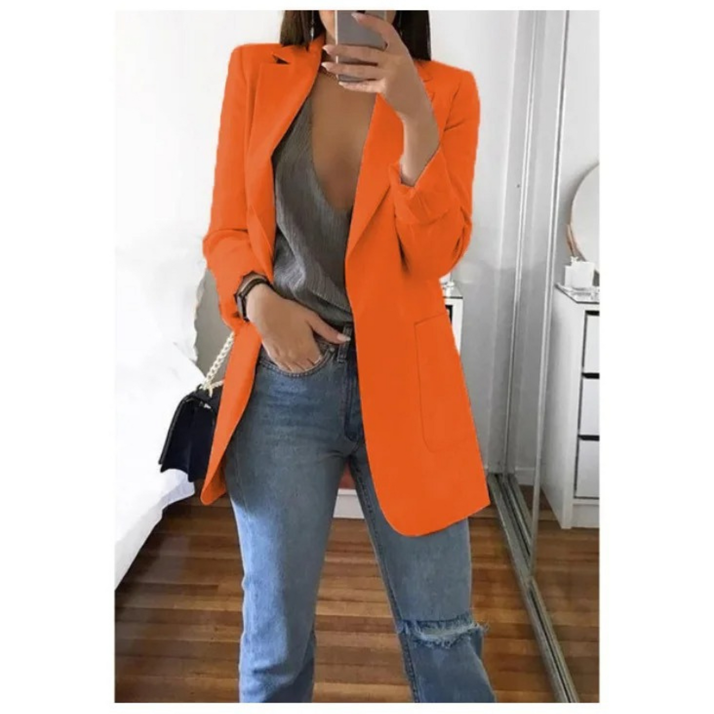 Simone | Long women's blazer