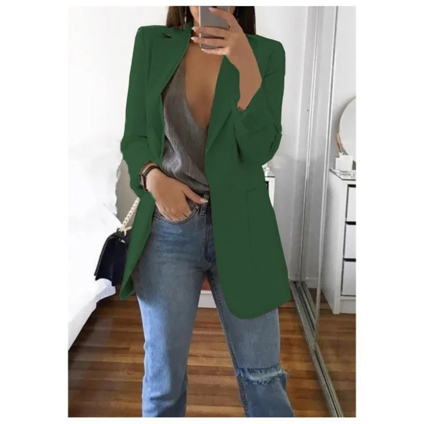 Simone | Long women's blazer