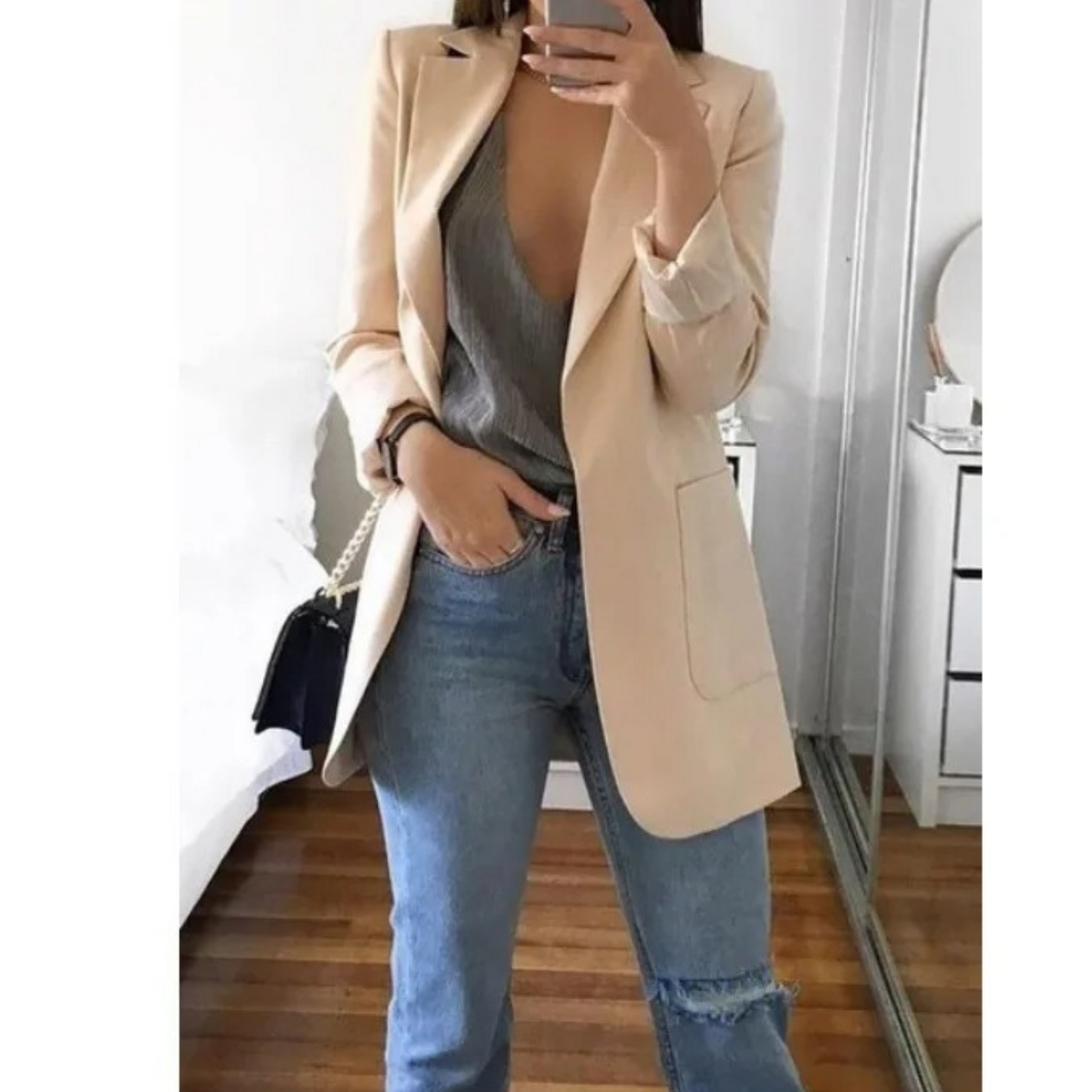 Simone | Long women's blazer