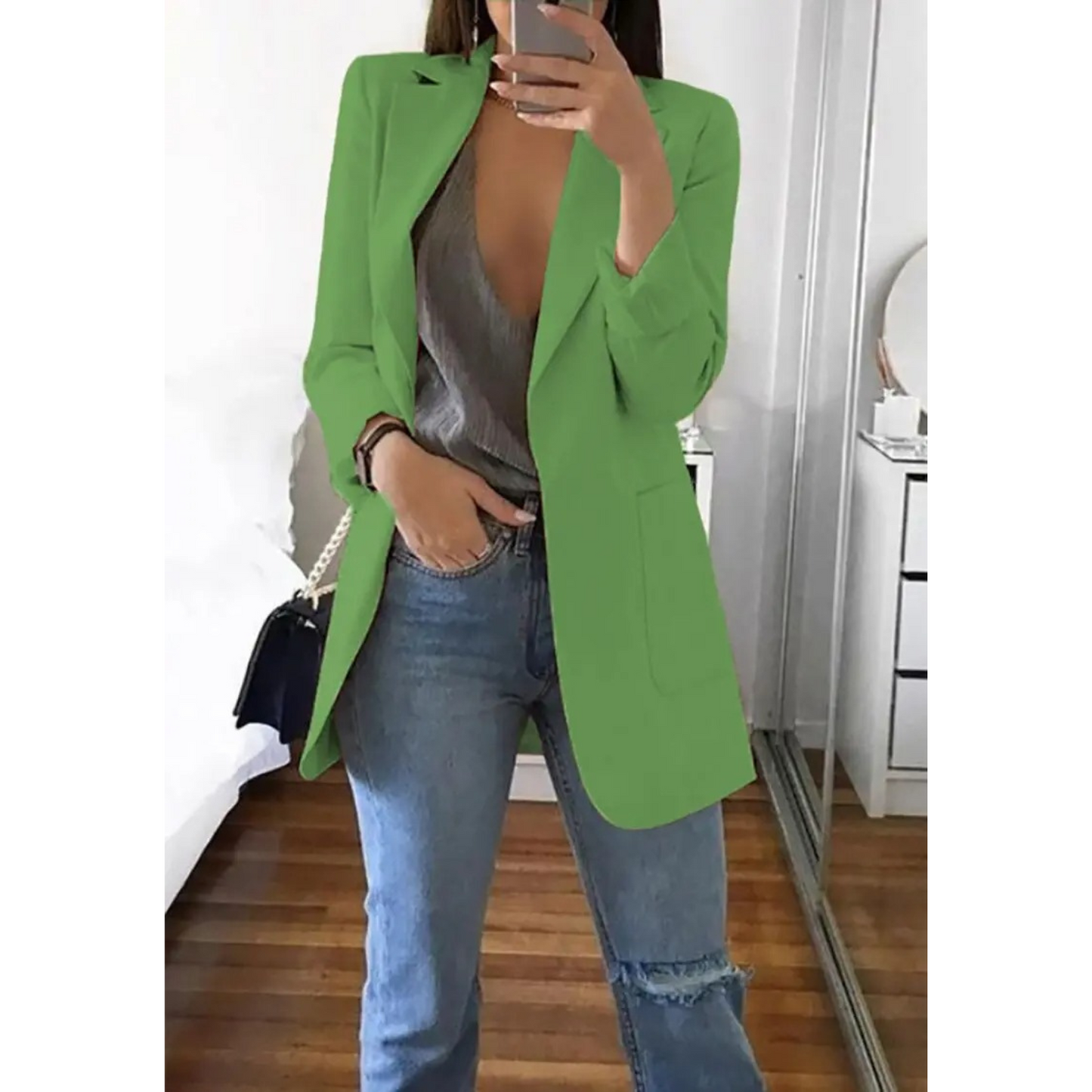 Simone | Long women's blazer