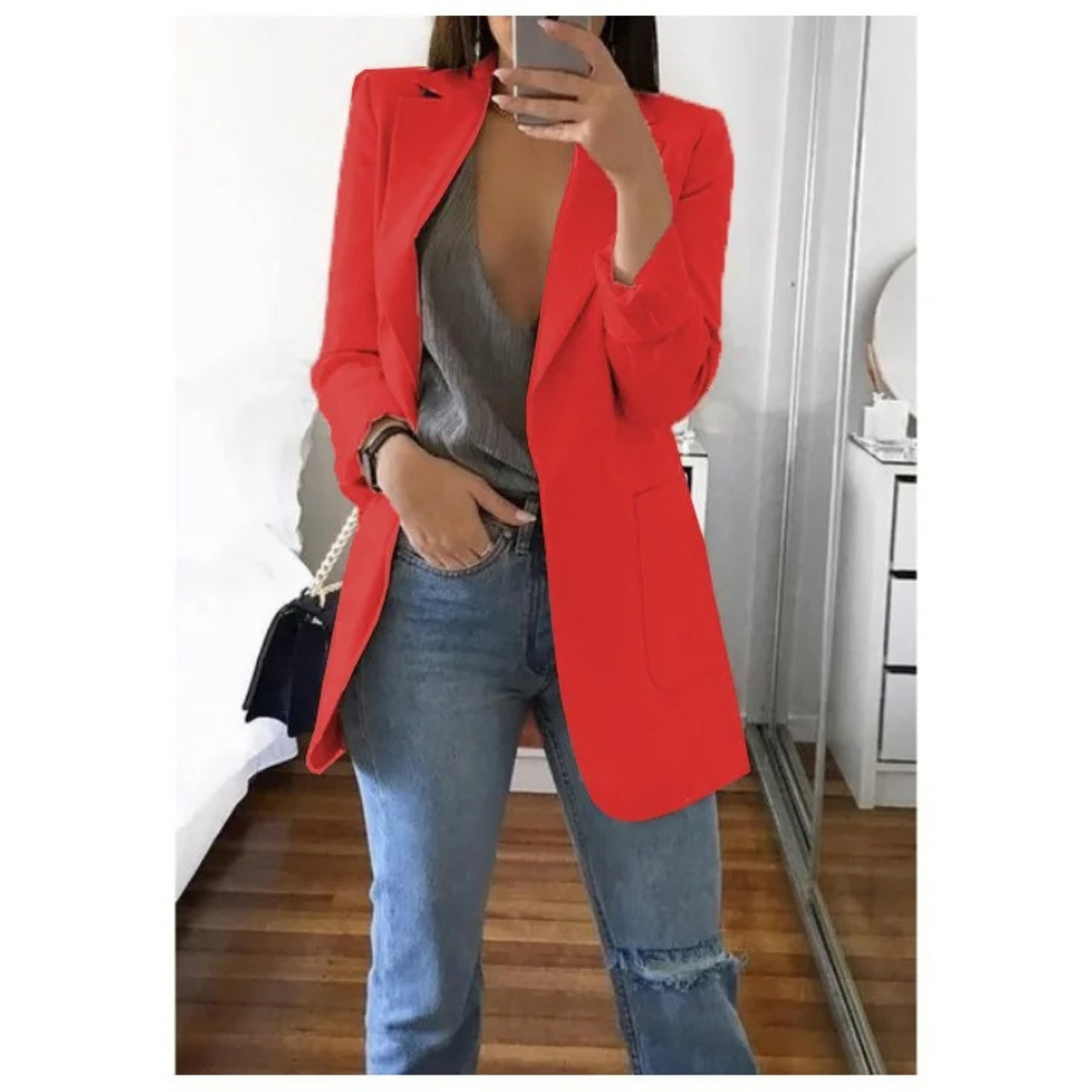 Simone | Long women's blazer