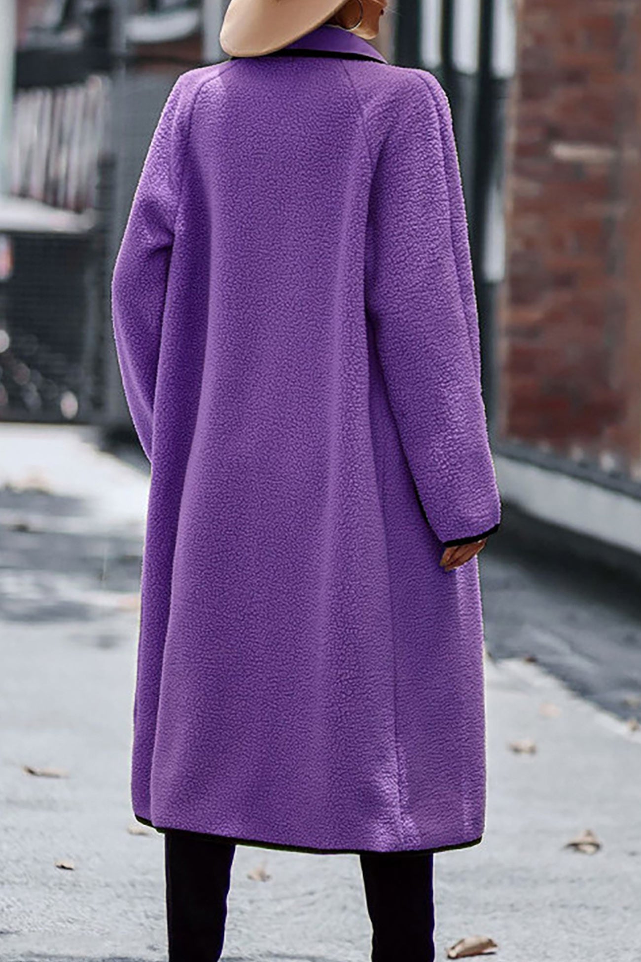 Annelie | Plush cardigan with lapel pockets