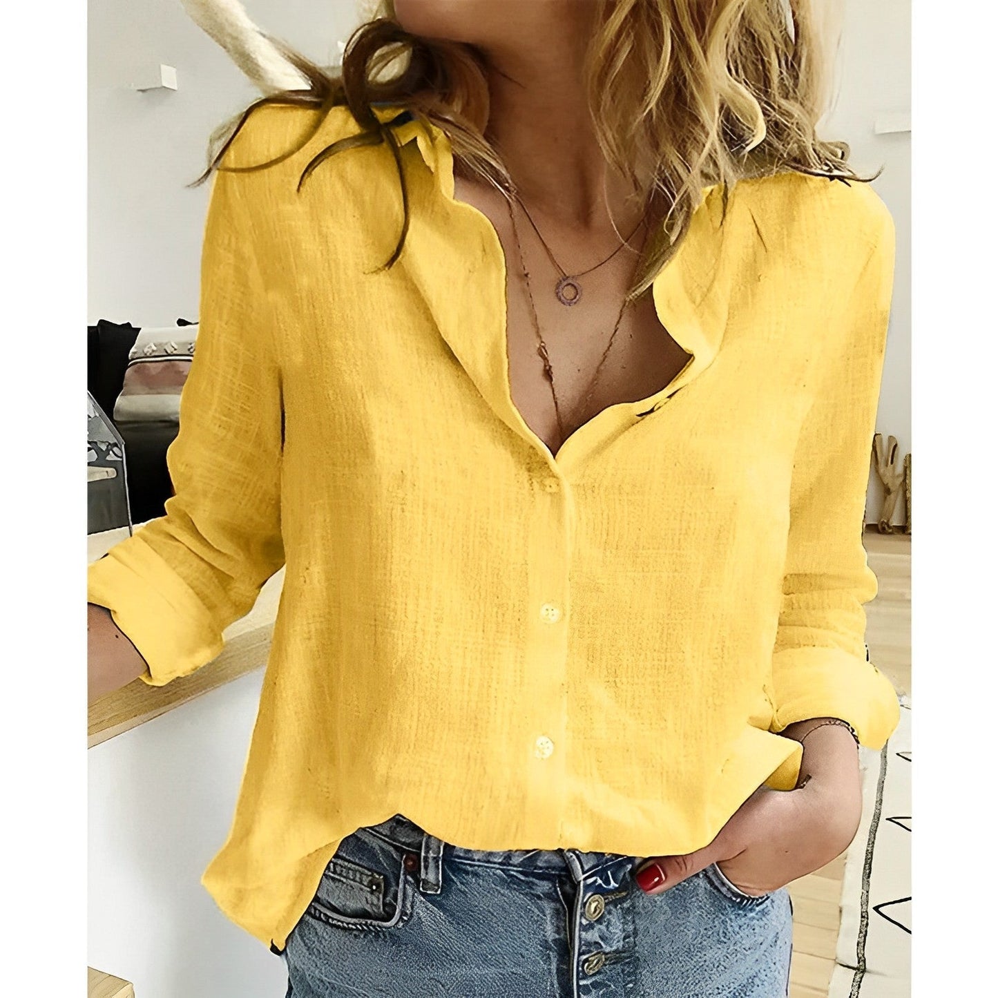 Nayeli® | High Quality, Lightweight Canvas Blouse