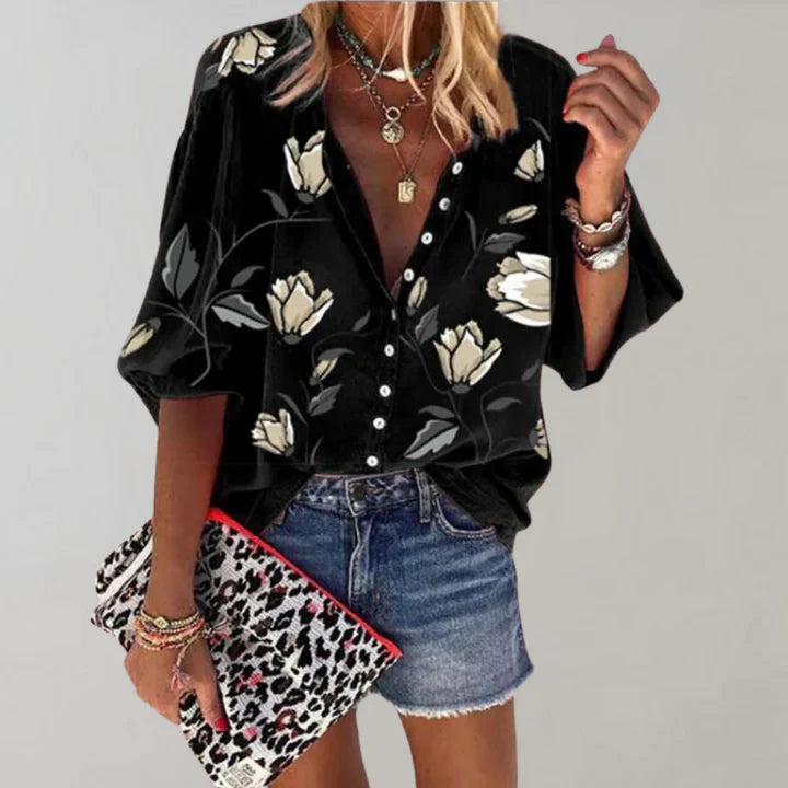 Myriam® | Trendy Floral Blouse