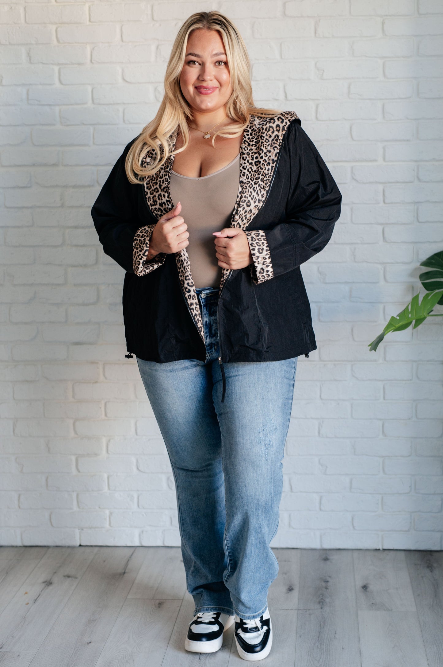 Marlene | Let's Get Wild hooded windbreaker