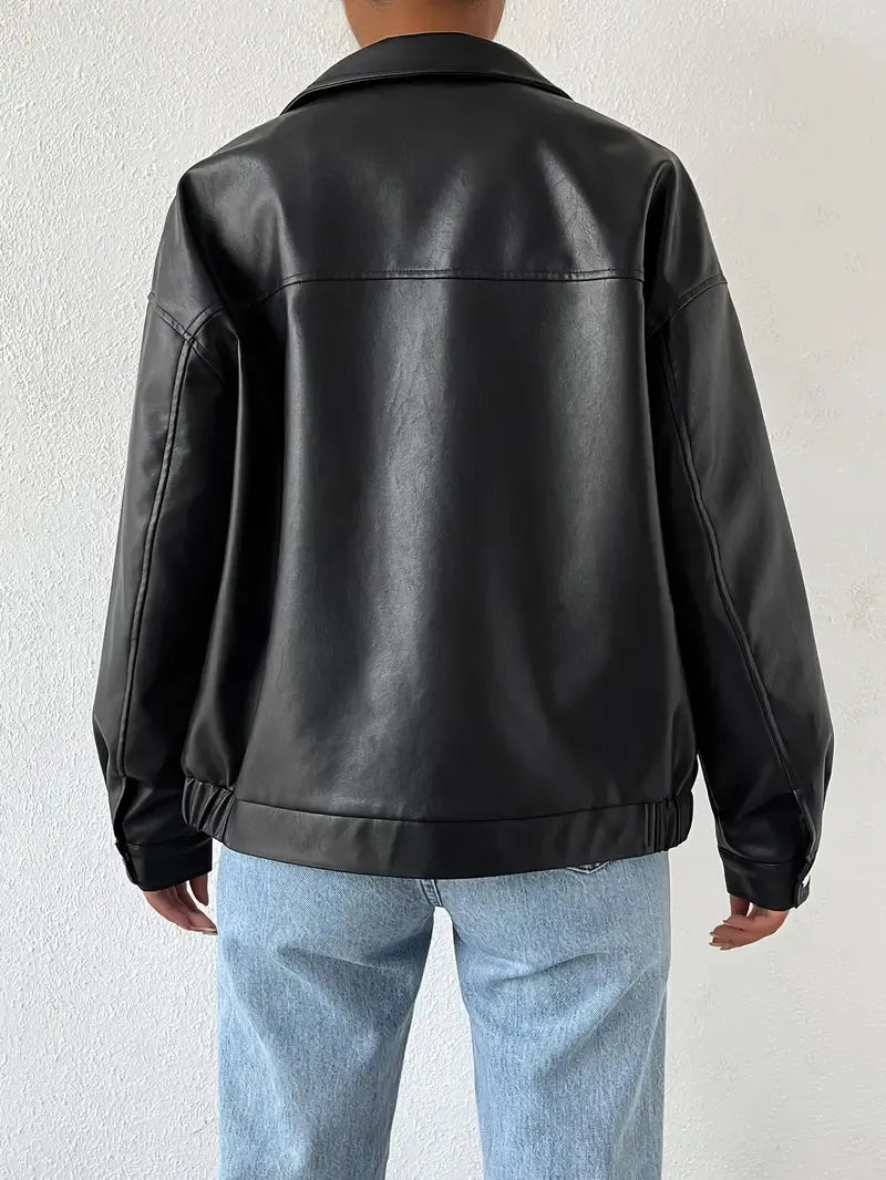 Tatum | Women's Oversized Zip-Up Jacket