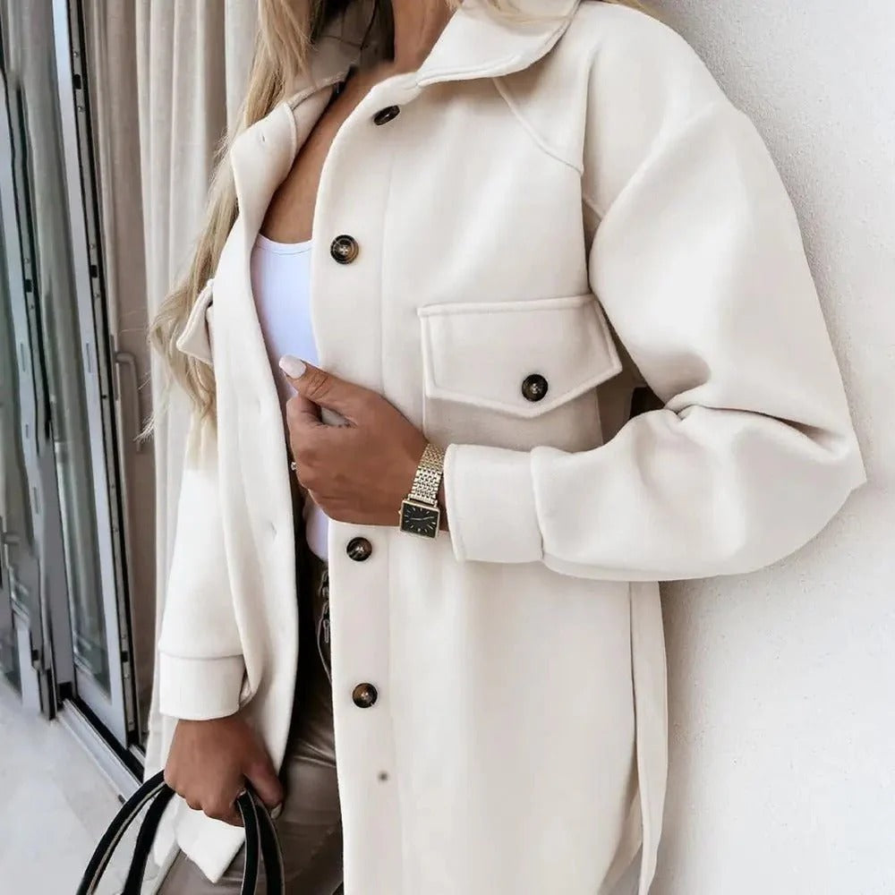Marissa | Women's Oversized Button-Down Shirt Jacket