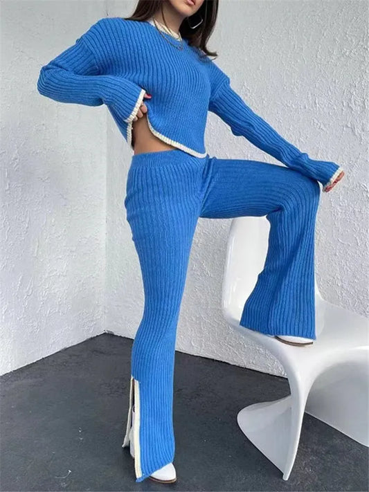 Henny | Knitted tracksuit set
